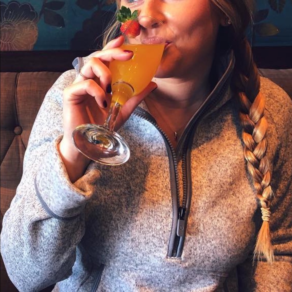 Lululemon gray zip